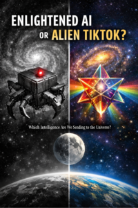 Enlightened AI or Alien TikTok? Which Intelligence Are We Sending to the Universe? - Book Cover